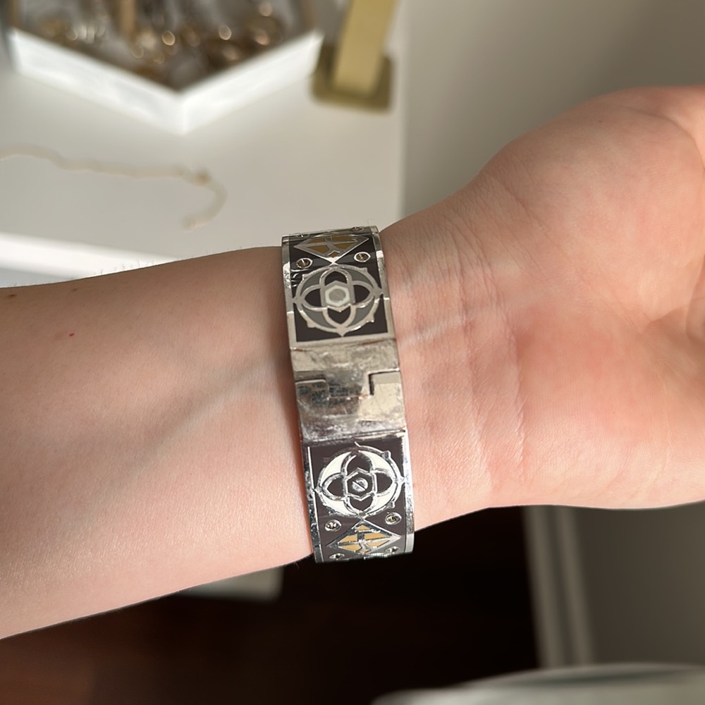 Henri Bendel Silver Bangle - image 5